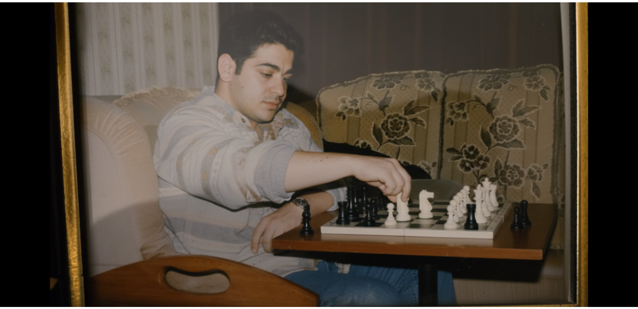 Man playing chess